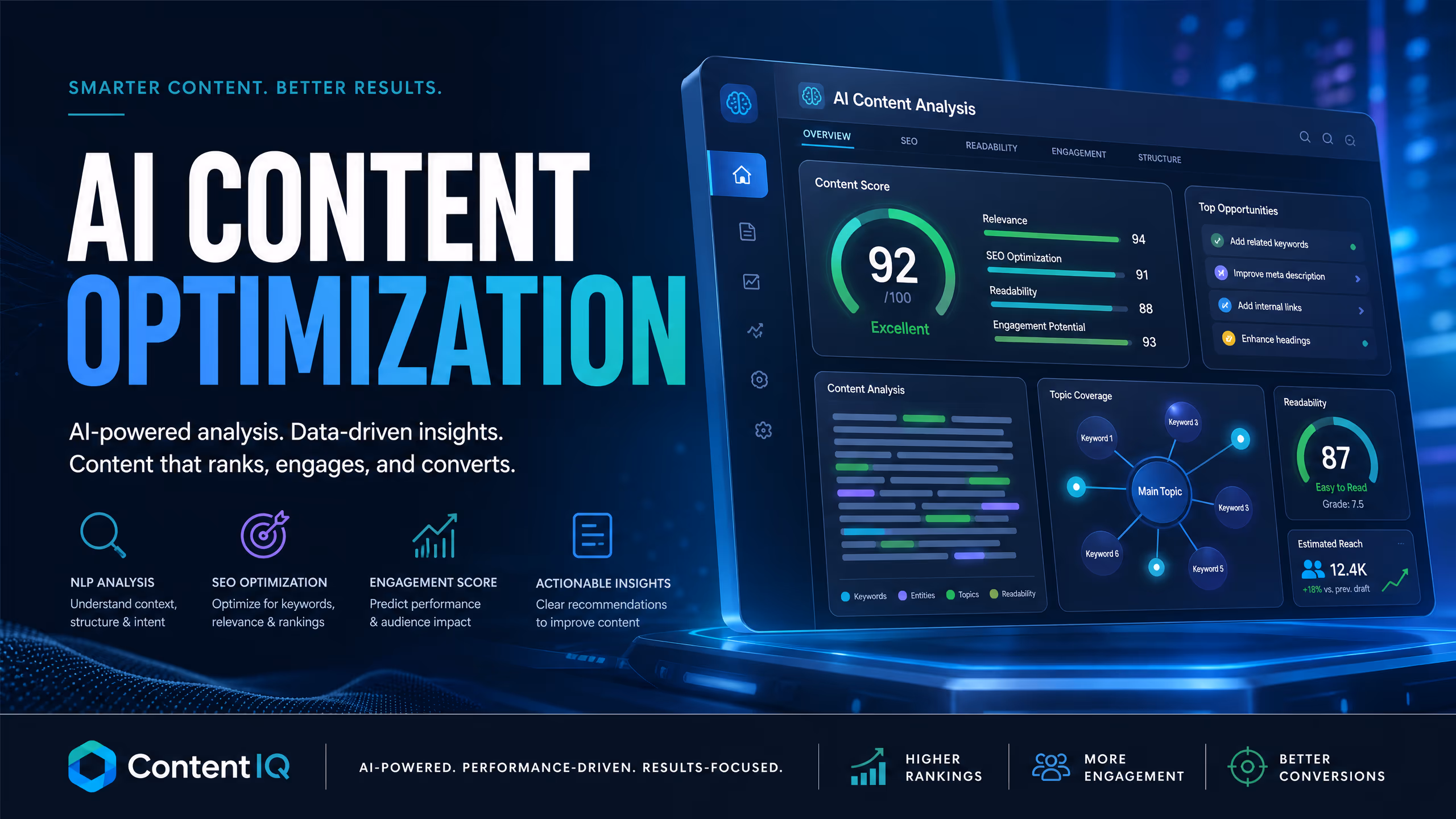AI content optimization cover illustration