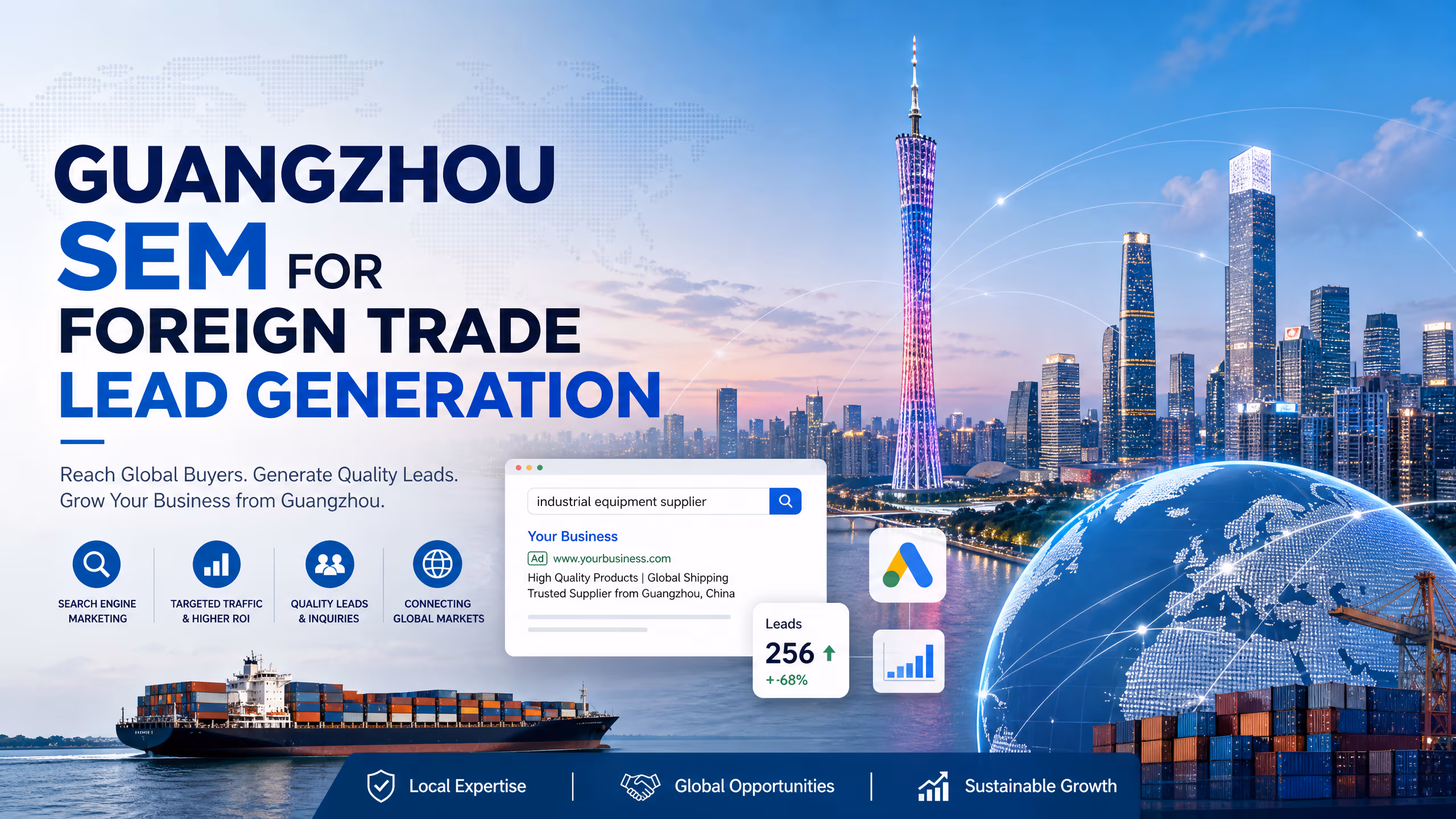 Guangzhou SEM for Foreign Trade Lead Generation cover illustration