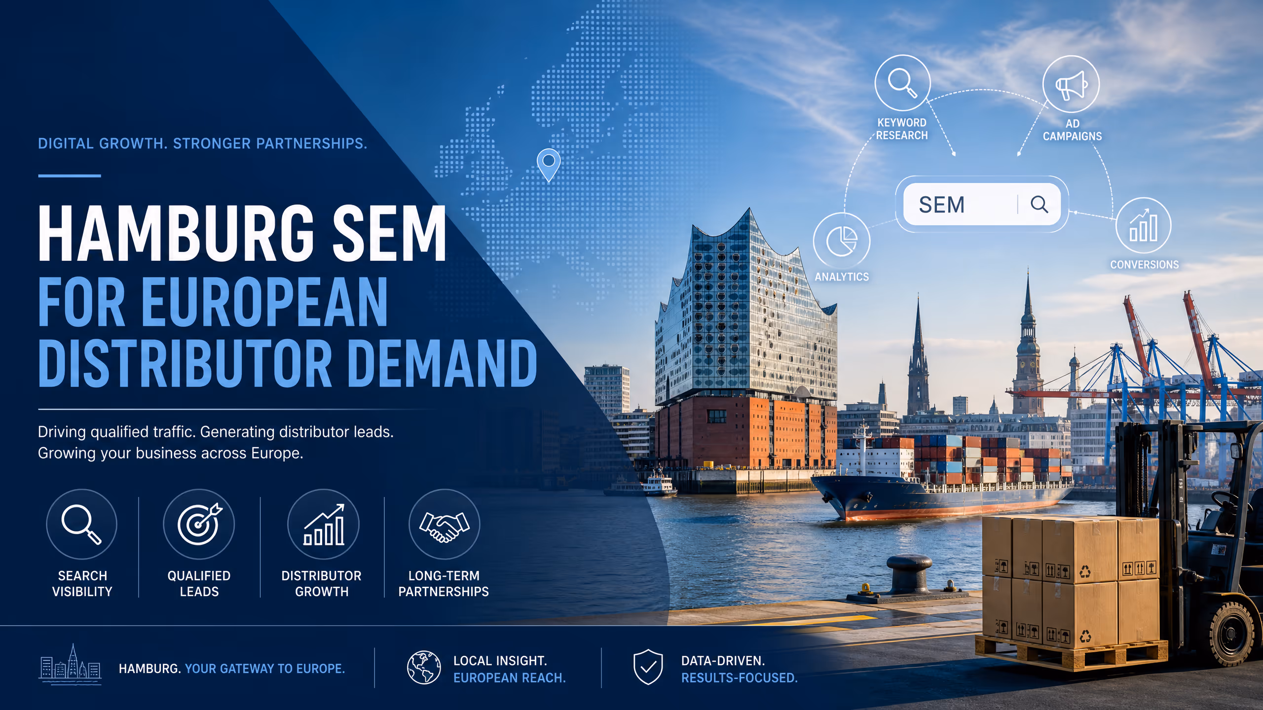 Hamburg SEM for European Distributor Demand cover illustration