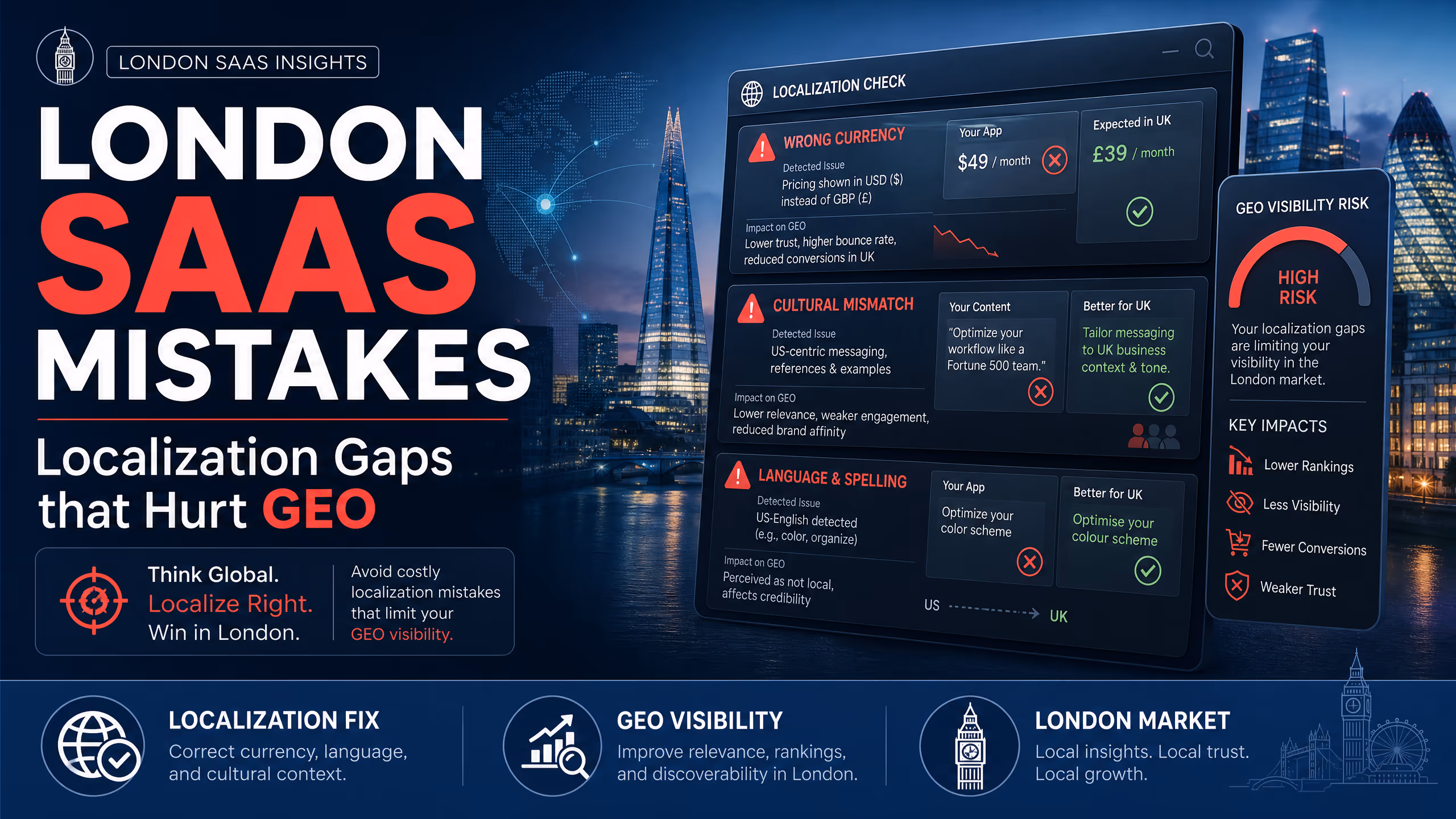 London SaaS Localization Mistakes That Hurt GEO cover illustration