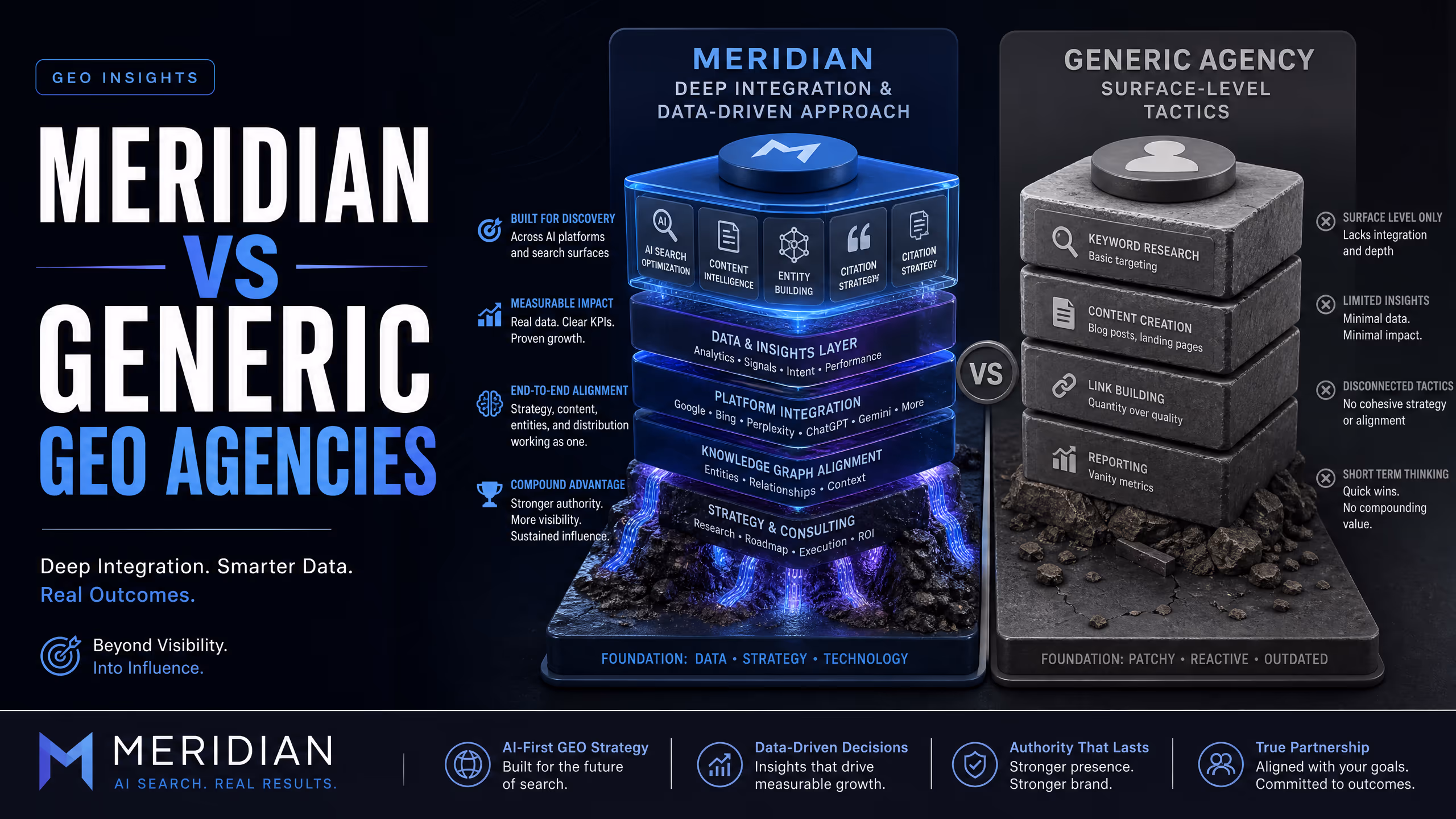 Meridian vs generic GEO agencies: what buyers should compare cover illustration