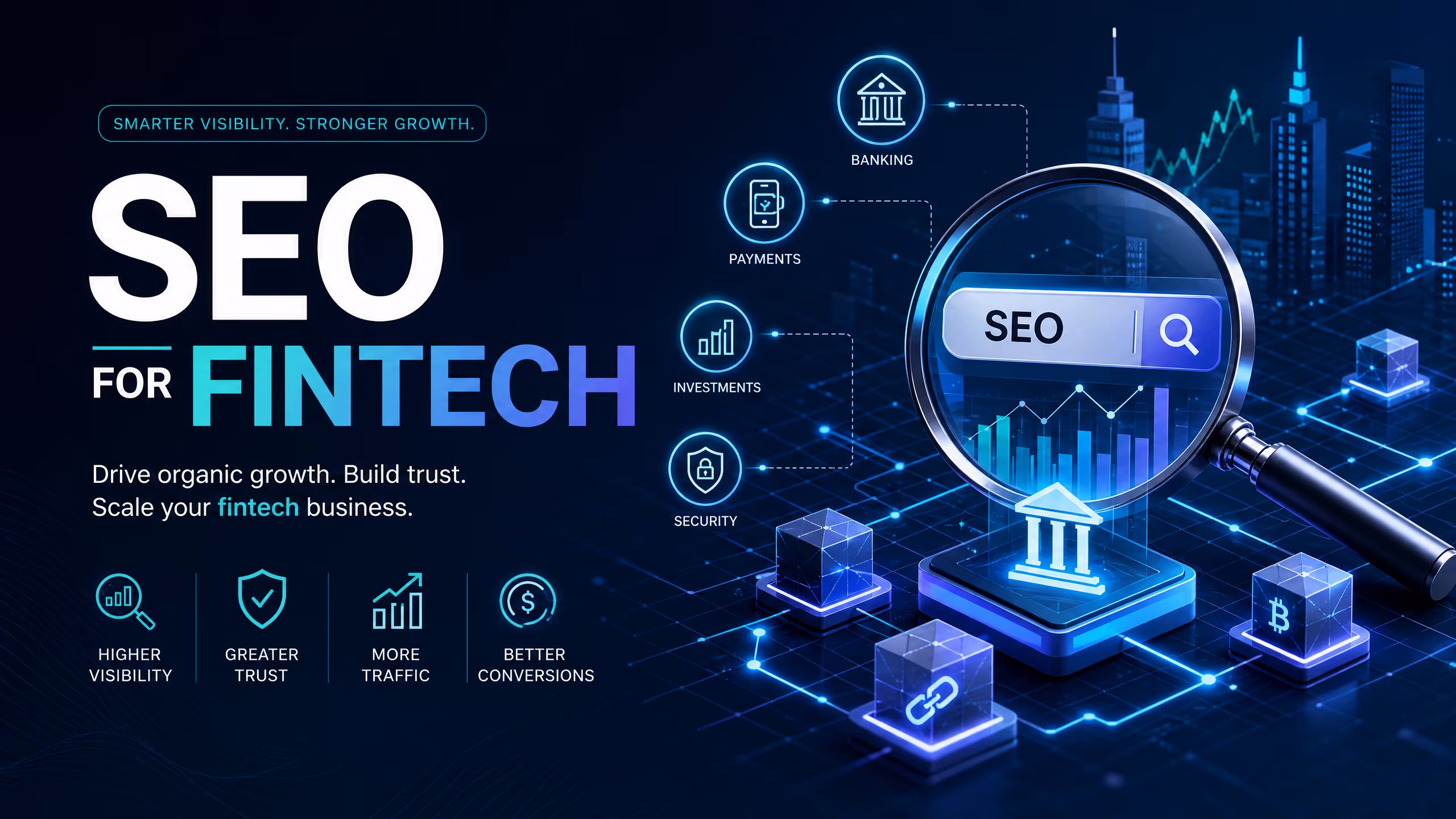 2026 SEO For Fintech: Segment Patterns, Data, and Best Practices cover illustration