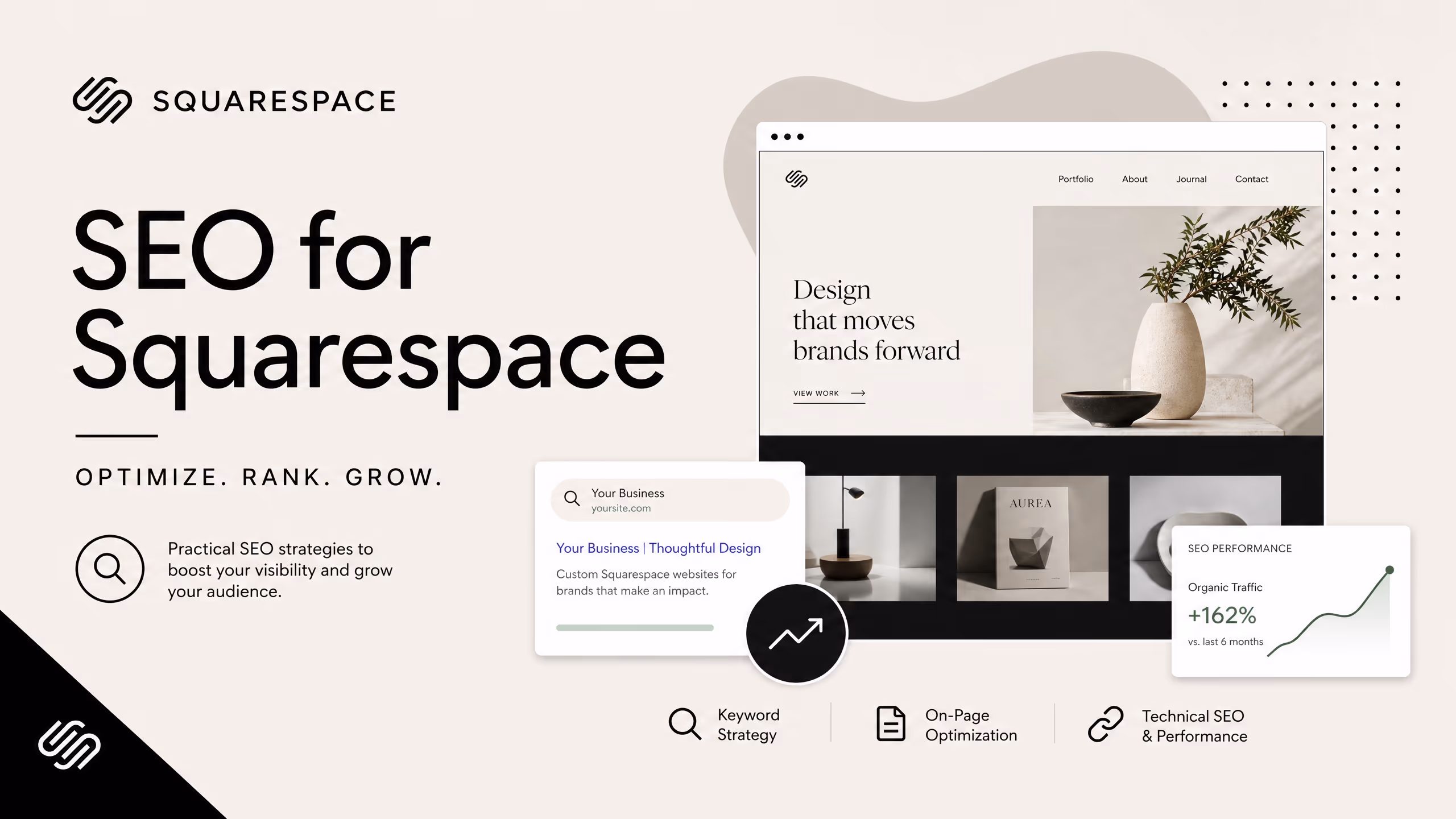 2026 SEO For Squarespace: Segment Patterns, Data, and Best Practices cover illustration