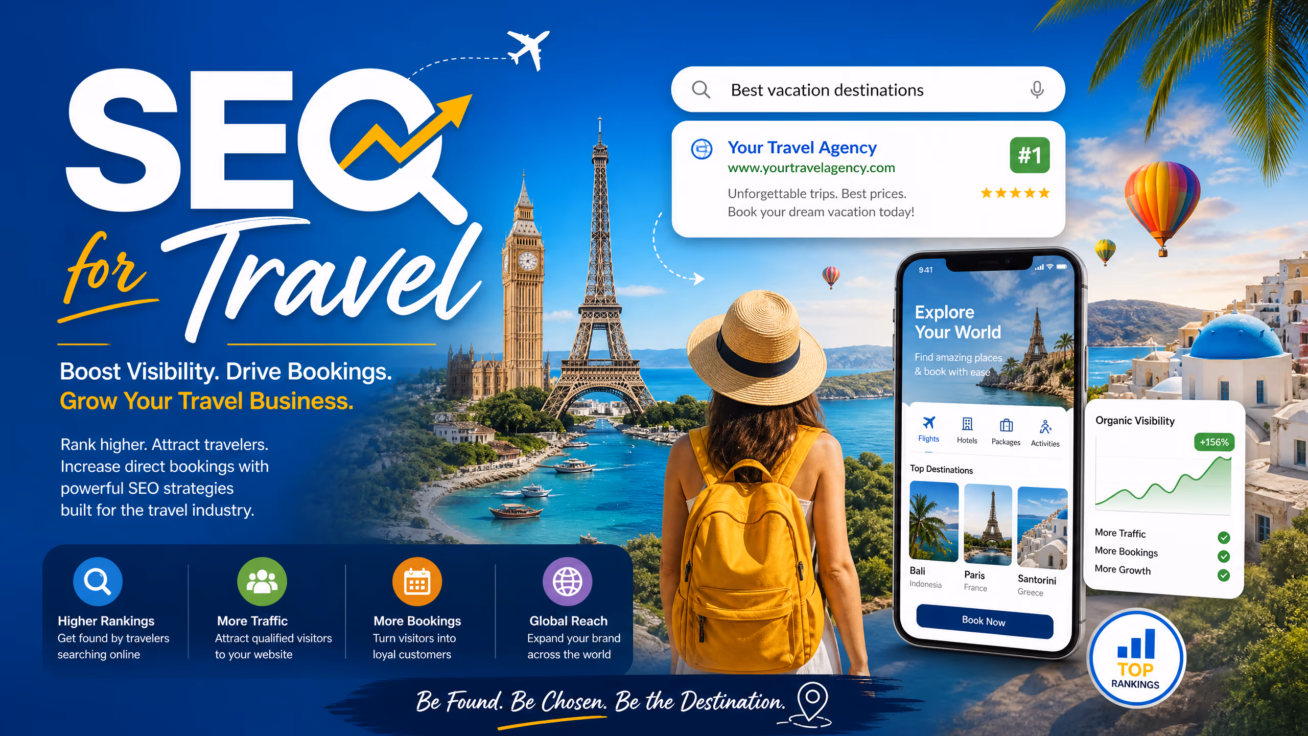 2026 SEO For Travel: Segment Patterns, Data, and Best Practices cover illustration