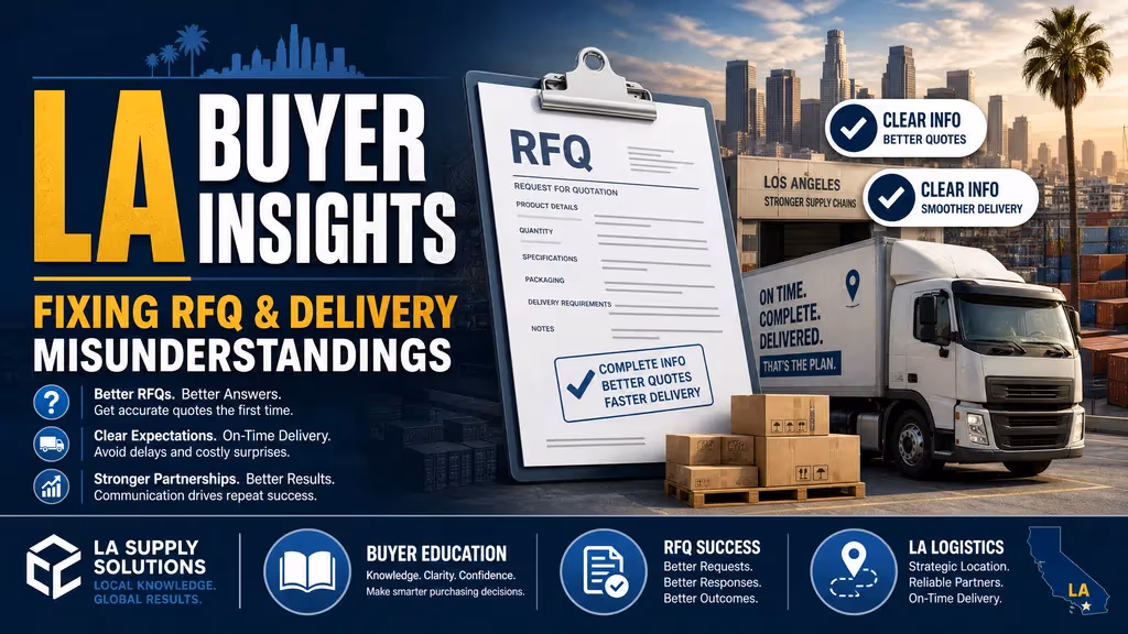 What Los Angeles Buyers Misunderstand About RFQ and Factory Delivery cover illustration