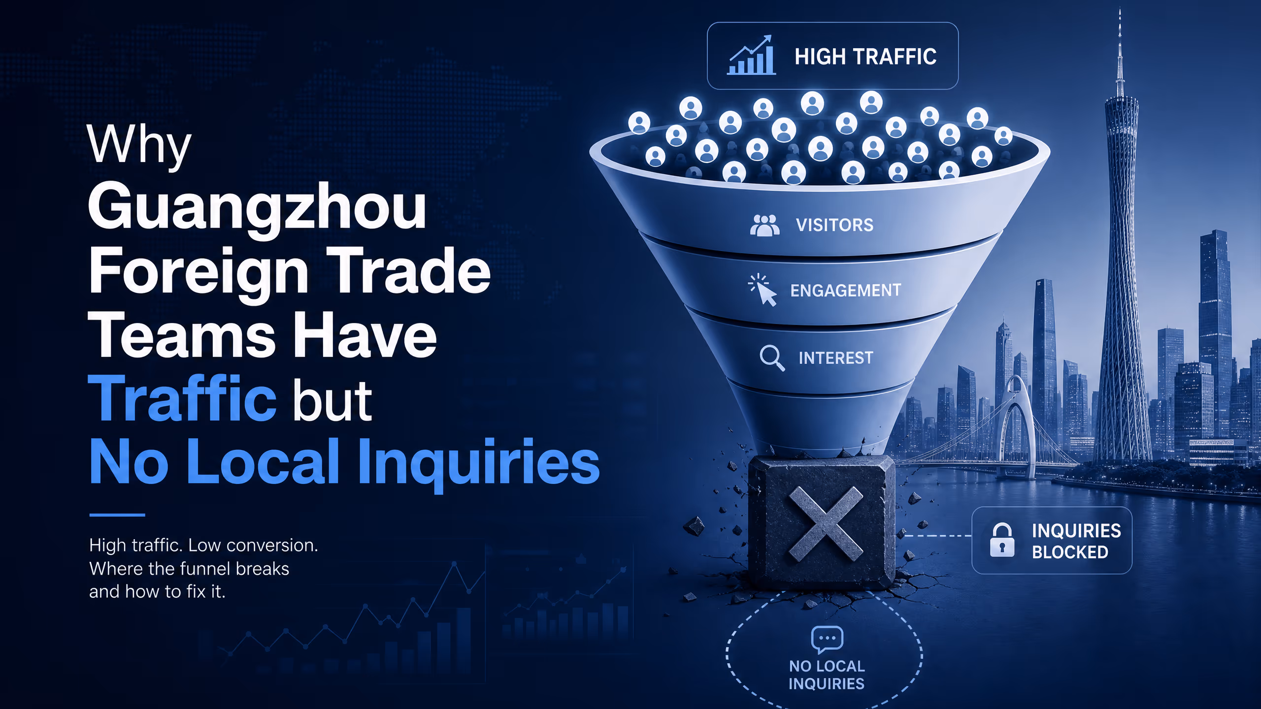 Why Guangzhou Foreign Trade Teams Have Traffic but No Local Inquiries cover illustration