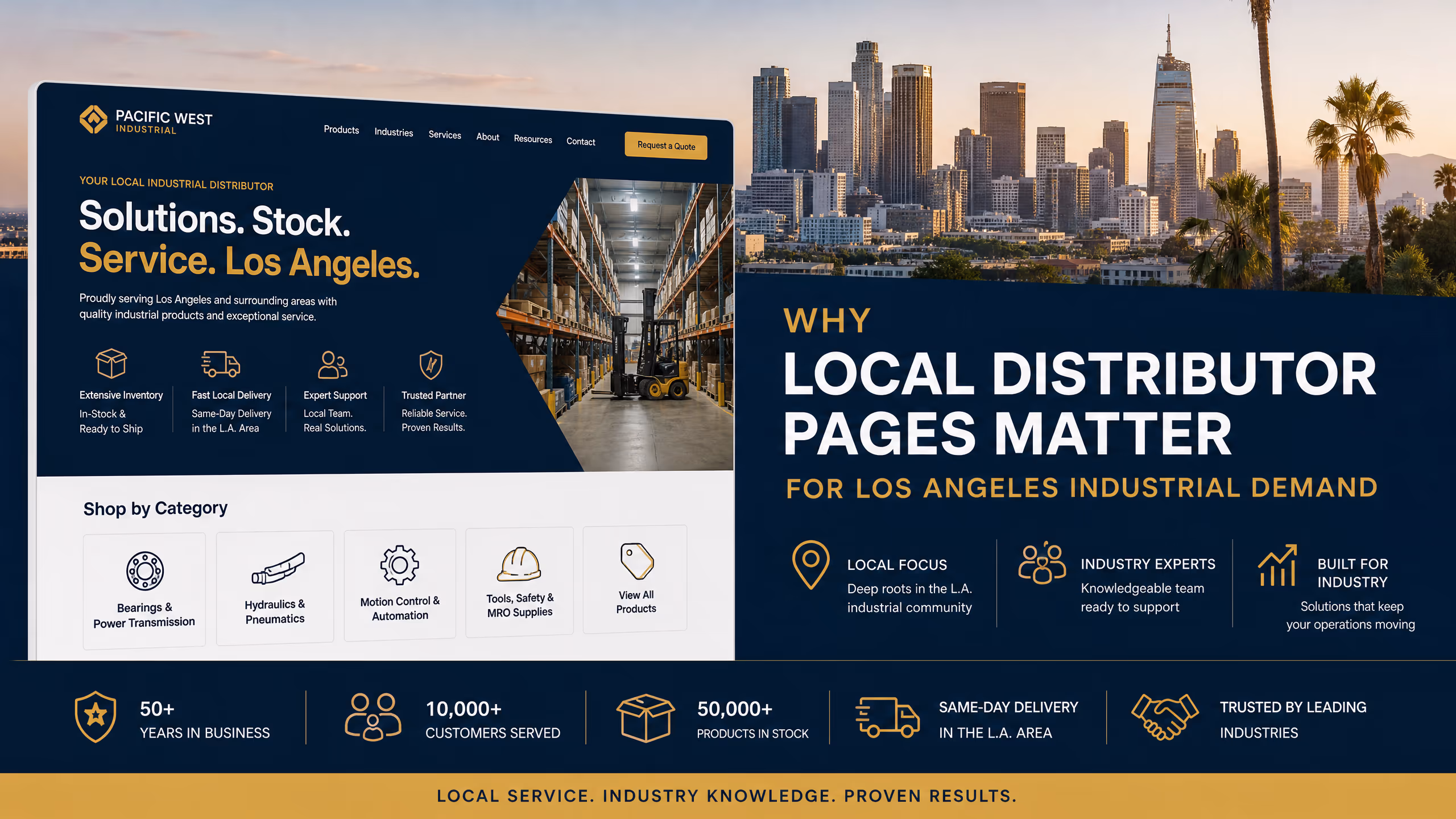 Why Local Distributor Pages Matter for Los Angeles Industrial Demand cover illustration